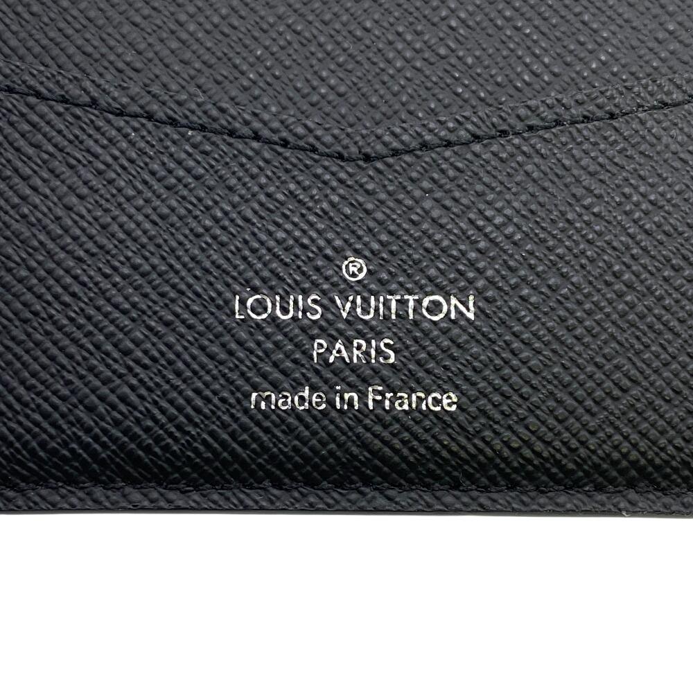 LOUIS VUITTON M62294 Bill Compartment Monogram Eclipse Portefeuille Slender Bifold Wallet black Monogram Eclipse mens Used