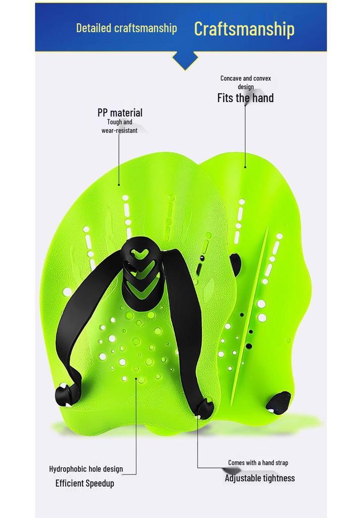 Universal Swimming Training Paddles Half-Palm Carbon Fiber Fins