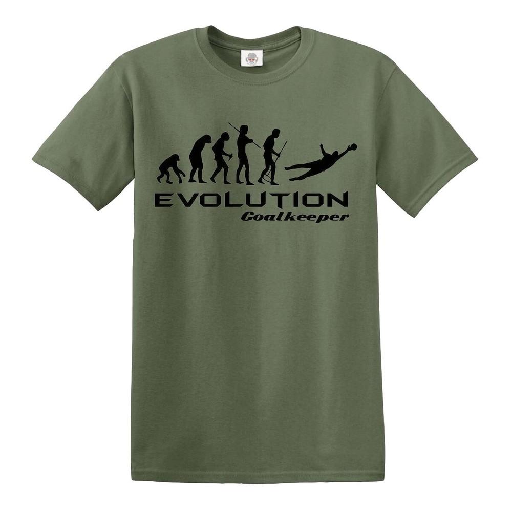 Entwicklung des Torwart-T-Shirts lustiges Herren-Fußballtore Retro-Top-T-Shirt