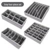 Cotton Linen Storage Box for Underwear, T-Shirts, Pants, Socks, and Bras - Dormitory Organizer