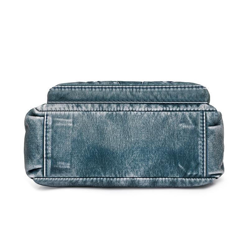 Shoulder Bag Women's Soft Leather Retro Lightweight Crossbody Bag Travel Mother Bag