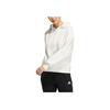 Adidas Essential Logo Embroidered Hoodie Women Tops White HM7104