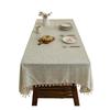 Bamboo Linen Tablecloth Thickened Cotton And Linen Wind Fabric Japanese Conference Tablecloth Tablecloth Coffee Table Cloth