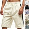 Lockere Herren Sommer Shorts 5 Zoll Sportlich Strandmode Amerikanischer Stil Reißverschluss Seite Offen Hip Hop Lockerer Schnitt Polyesterfaser