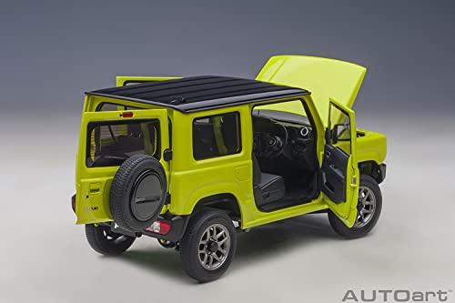 AUTOart 1/18 Scale Suzuki Jimny (JB64) Yellow with Black Roof, Finished Model, 78501