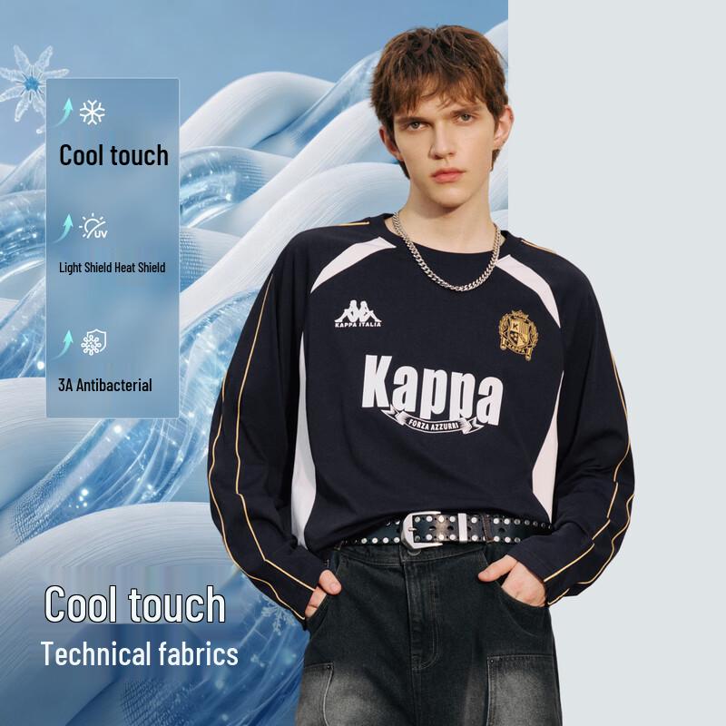 Kappa Unisex Cooling & Heat Blocking Long-Sleeve Sports T-Shirt