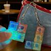 4 styles Tetris Fingertip Press Decompression Creative Luminous Keyboard Keychains Pendant Toy