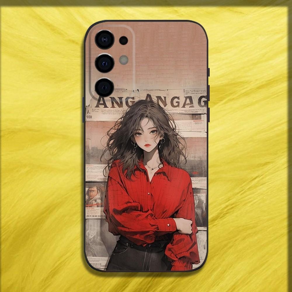 

Fashion Beautiful Pretty Girls Phone Case For Samsung S25,S24,S21,S22,S23,S30,Ultra,S20,Plus,Fe,Lite,Note,10,9,5G Black Cover Samsung S235G