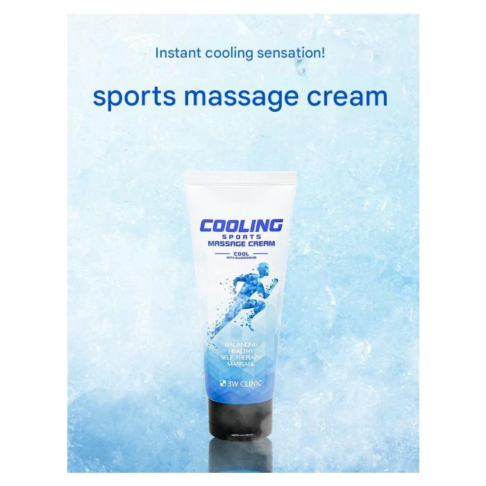 3w Clinic Spor Masaj Kremi 150ml (Isıtma / Soğutma) (7 Seçenek)