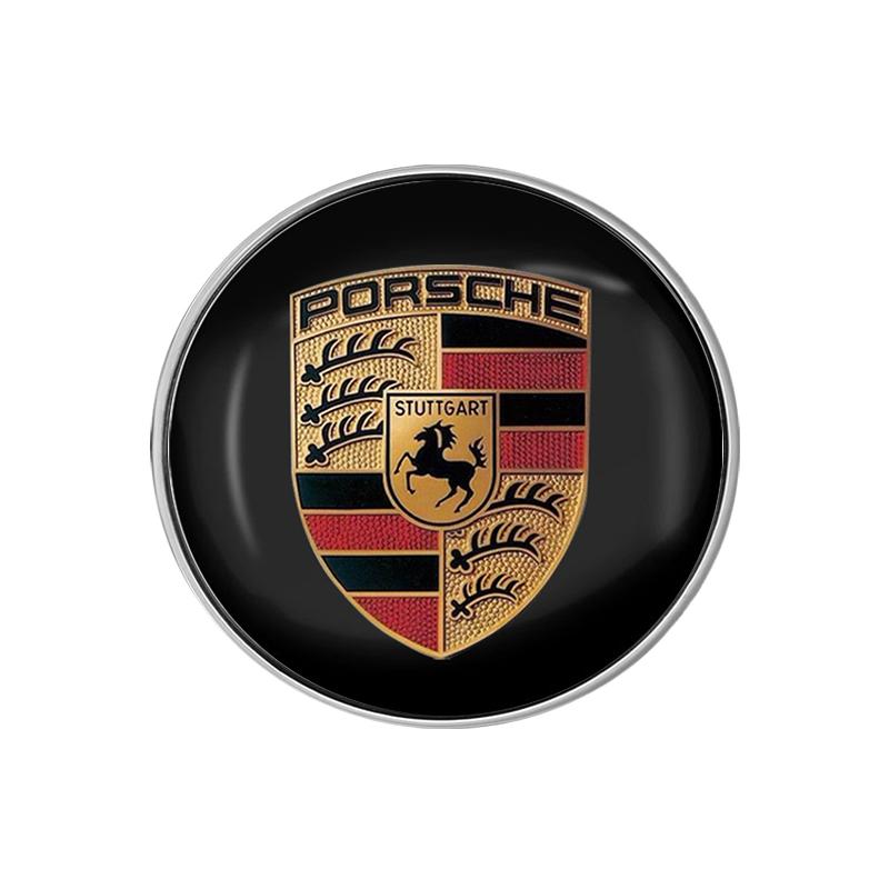 4 stk 60MM Bilhjul Senter Navkapsel Biltilbehør For Porsche Boxster Cayenne Panamera Macan Cayman 911 918 996 917 991
