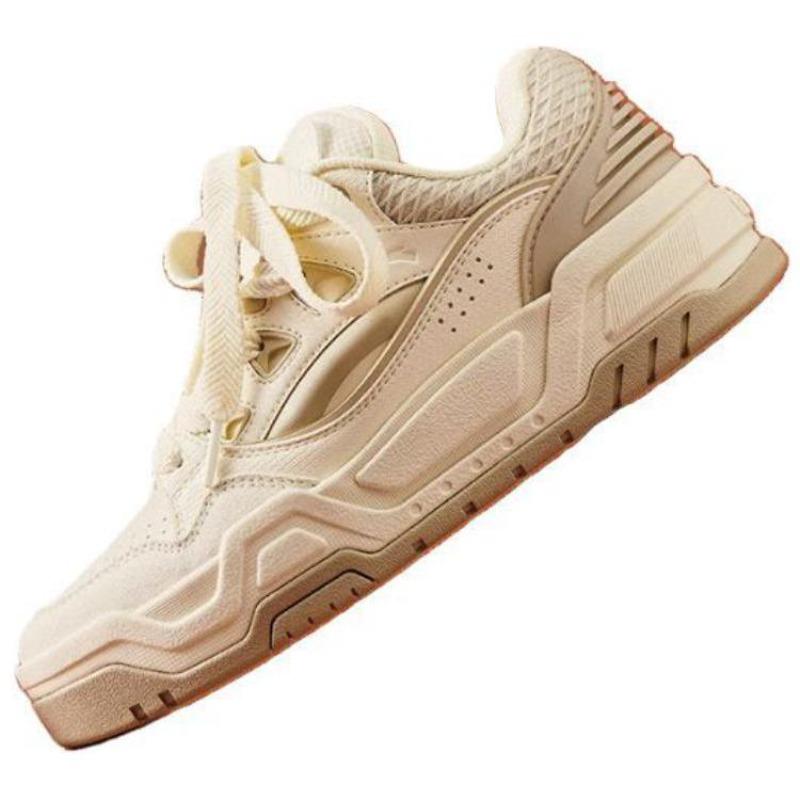 Anta Weitang 2 Men Low Top Skate Shoes Beige Yellow 912448088-1
