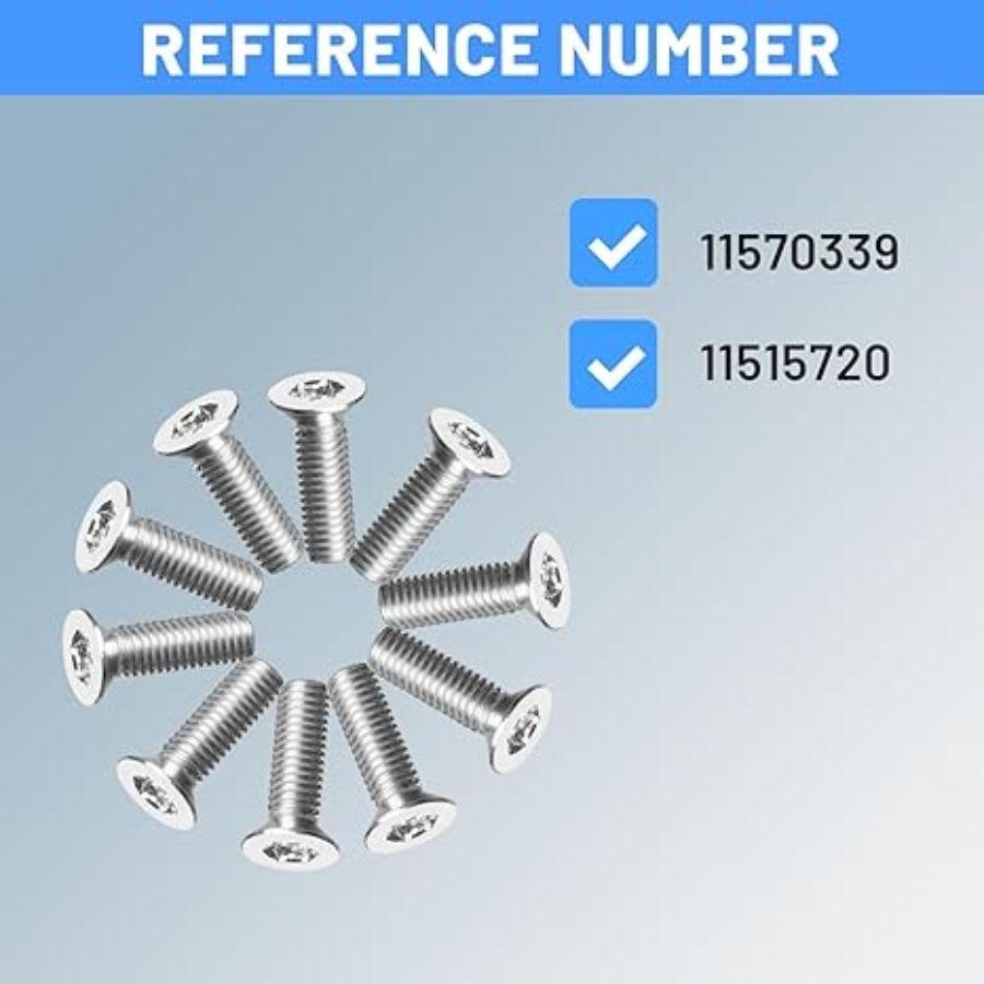 10Pcs Brake Disc Rotor Torx Screws - Compatible with Various Vehicles - Repl