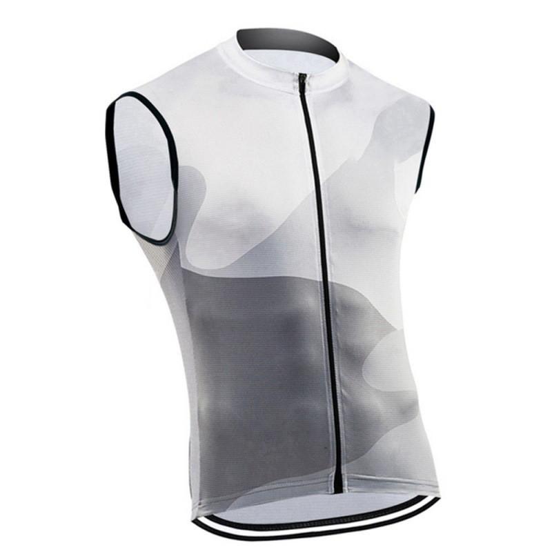 Men Women Cycling Vest Breathable Mesh Jersey Road Bike Riding Sportswear