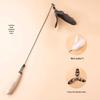 Wooden Handle Cat Teaser Wand Set