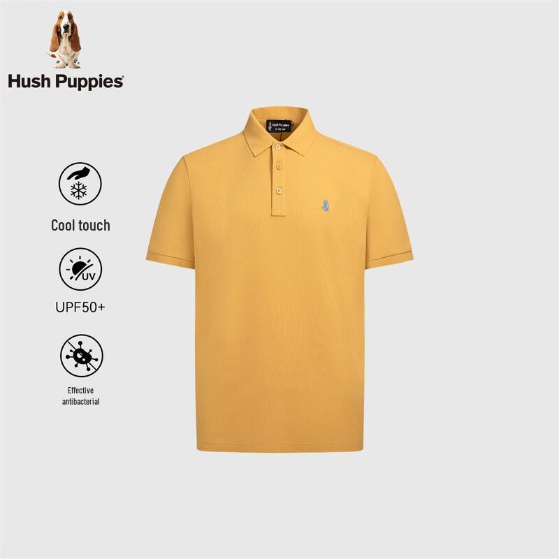 Hush Puppies Men's Ice-Feel 2.0 Cooling Short Sleeve Polo Shirt