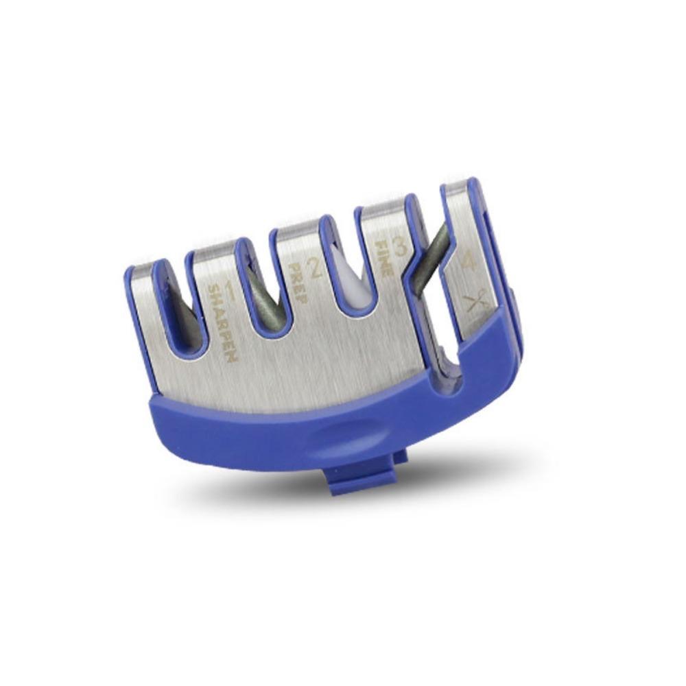 Knife Sharpener Professional 4 Stages Whetstone Kitchen Chef Knives Grinder Scissors Sharpening Stone Heavy Duty Diamond Blades