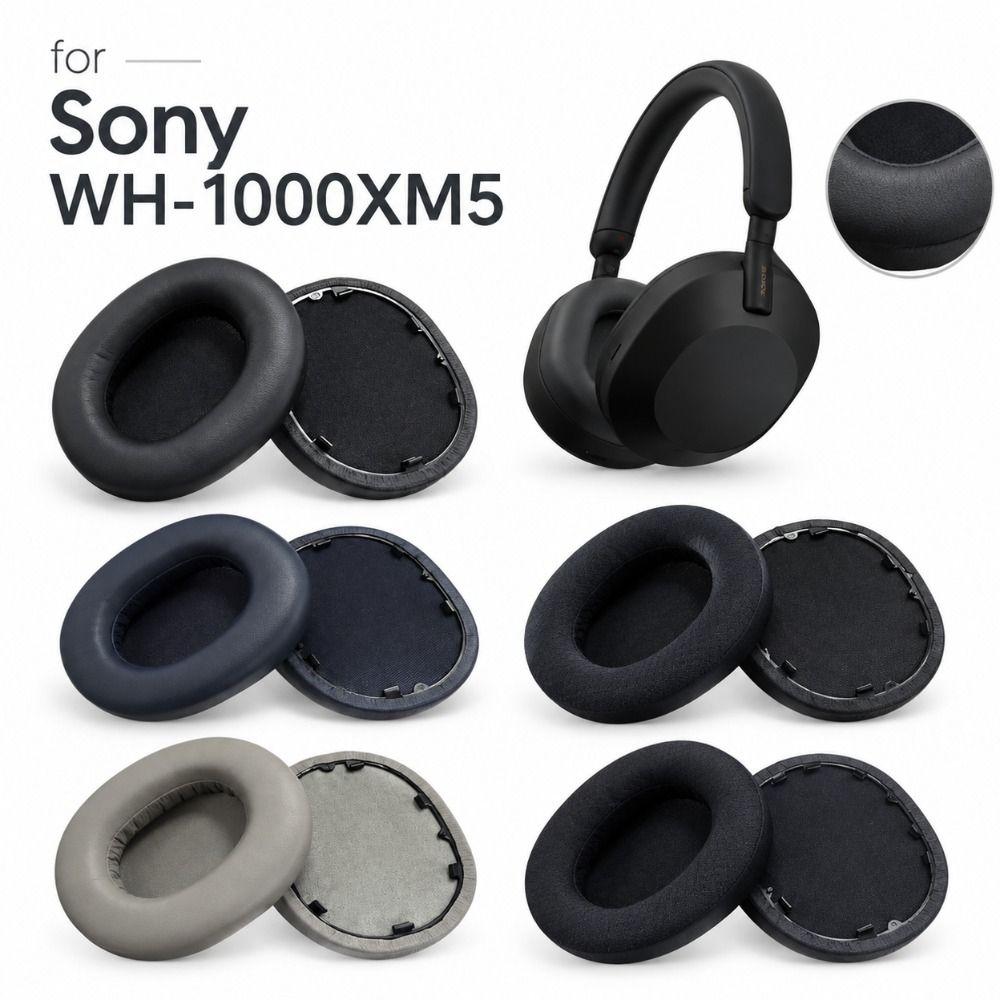 Memory Foam Replacement Earpads Soft Material Memory Foam Ear Pads For Sony WH-1000XM5