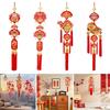Red New Year Gold Hanging Ornament Fu character Felt Fu Character Door Hanging Luck Chinese knot Fruit Lucky Bag Pendant