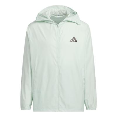 Chaqueta Unisex con Capucha y Cremallera de Manga Larga Resistente al Agua Verde Lino KA9291