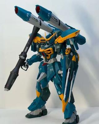 Baobao Mode Co-Branded Fierce Tiger Mode Fm 1/100 Calamity Actionfigurer Med Vattendekal Och Specialeffektdelar Leksak Gåva