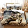 Handsome Motorcycle Boy Beddings And Bed Sets Chinese Duvet Cover Set Kids,twin Full Queen King Home Textile Bedding Set 2/3pcs