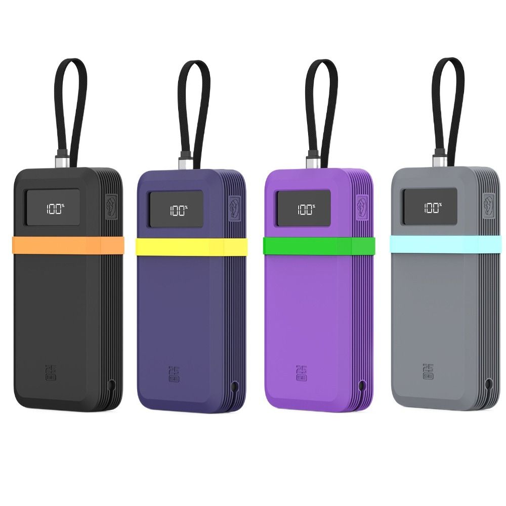 Solid Color Protective Case Protective Cover for Cuktech 25 SE Power Bank 25000mAh Travel