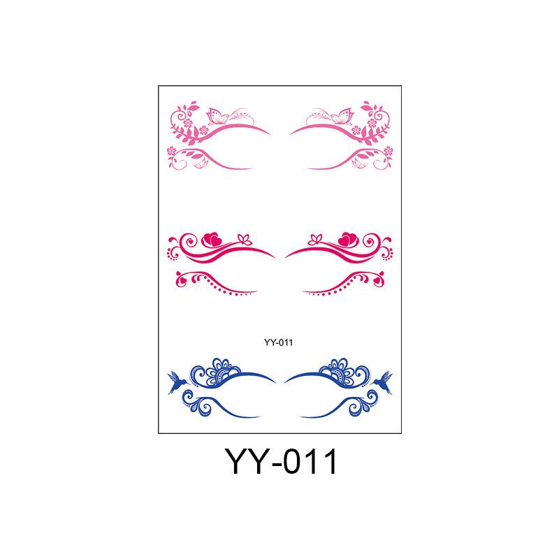 Cross Border Makeup Eyelash Tattoo Stickers Ball Waterproof Sweat Resistant Disposable Eye Simulated