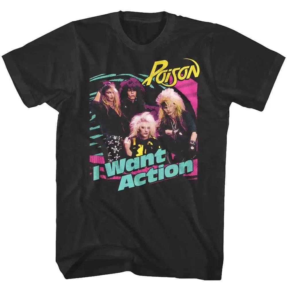 Poison I Want Action Men s T Shirt S