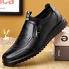Fashion British Cow Leather Non-slip Men's Driving Shoes Spring Autumn Soft-soled Men Designer Shoes Fashion Casual Black Loafers Male