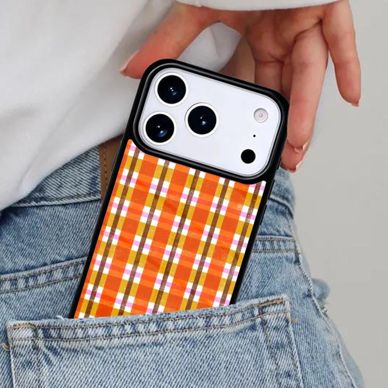 Buffalo Plaid Pattern Phone Case for iPhone 16e 15 14 13 12 17 Pro Max Plus Air 17pro Cover Coque