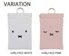 Portable Trash Can POY Dick Bruna Miffy Face with Carabiner and Side x 16 4495601 HEMING'S Pouch, White, Pocket, White, Approx. 10.5 cm,