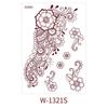 Fake Tattoo for Women Henna Tattoo Stickers Red Mehndi Stickers Body Art Sticker  Finger Hand