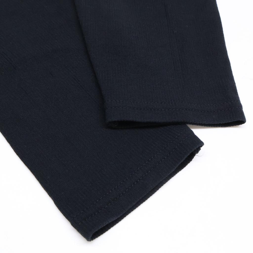 THIRD MAGAZINE A0833UA Black Crew Neck Long Sleeve Dress Dress 2 blackUsed