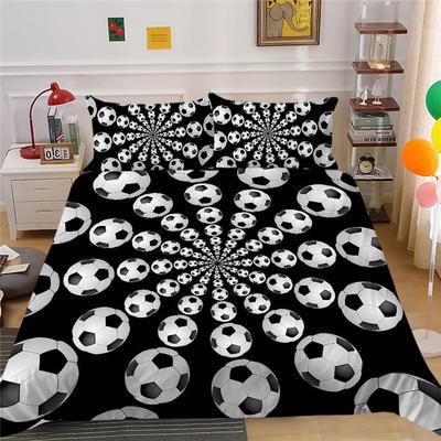 Polyester Bedding Two Or Three-Piece Football Series 3D Digital Printing
