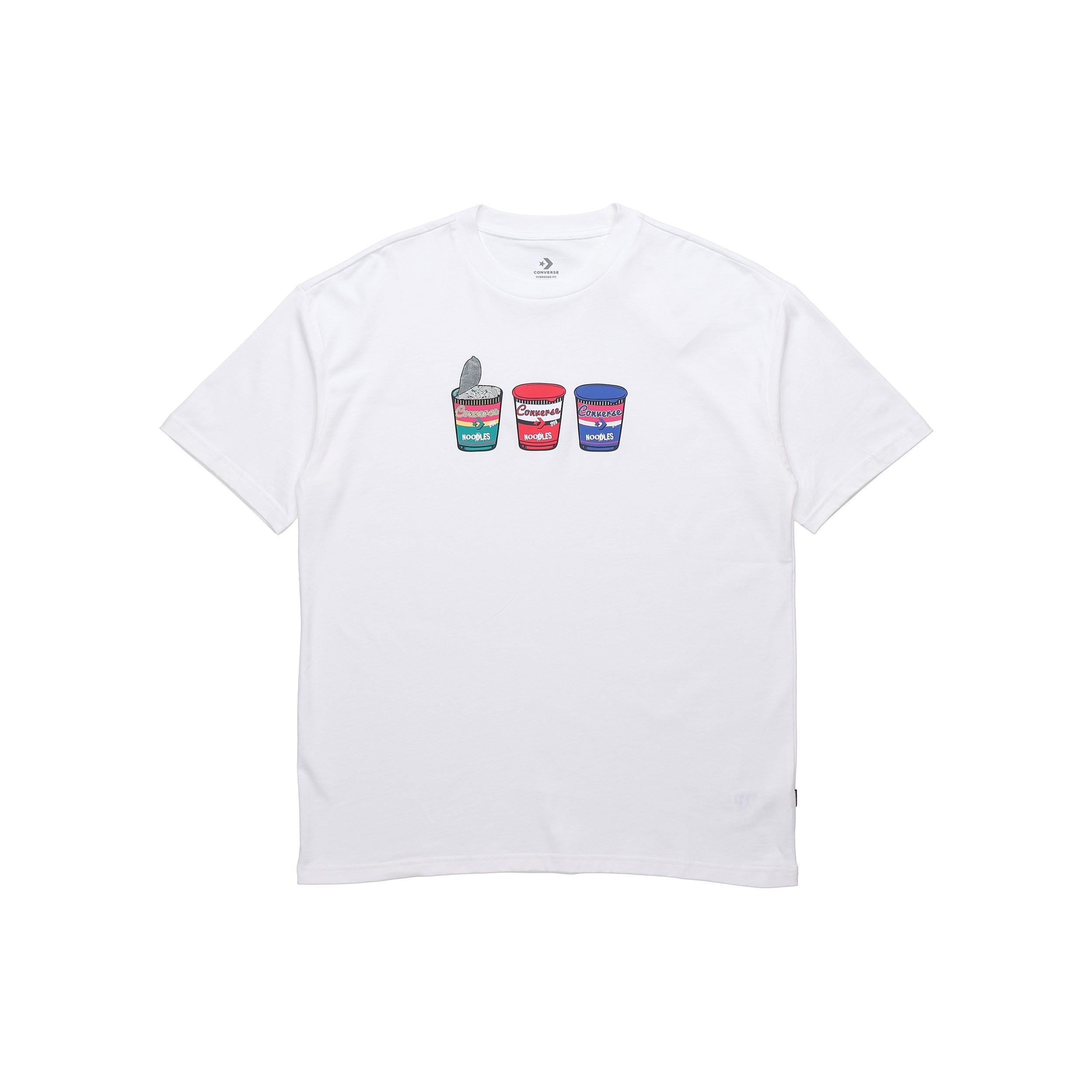 Converse Pics Applique Short-sleeve Tee Unisex White 10020853-102 XL