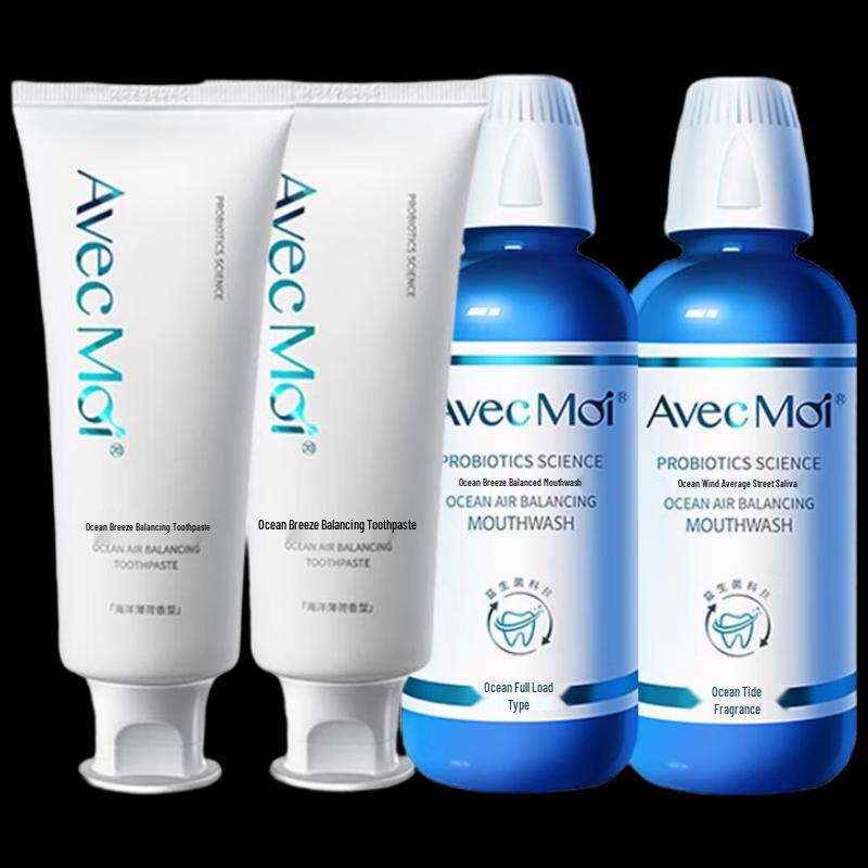 Avec Moi Probiotic Ocean Breeze Oral Care Set