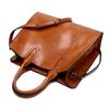 Ladies Handbag Fashion Retro Oil Wax Leather High Capacity Tote Bag