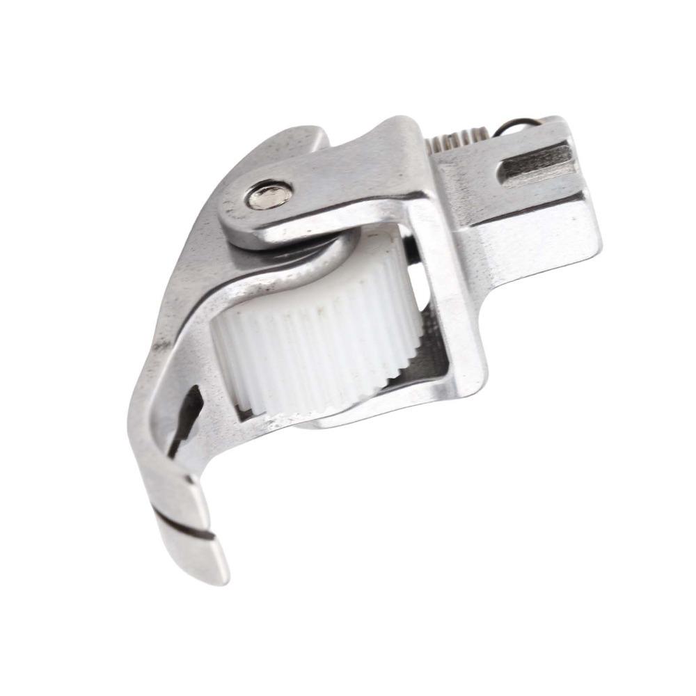 Steel Wheel Adjustable Roller Presser Foot Snap-On Roller Presser Foot  Thick Fabric Plastic Gear