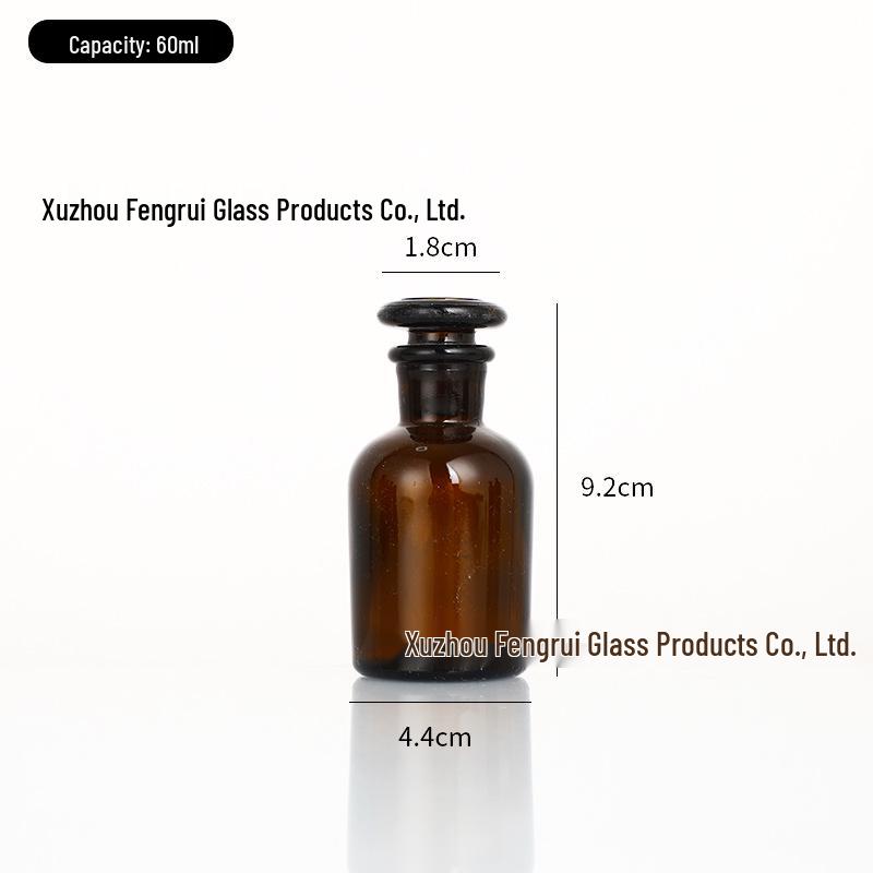 Frosted Glass Reagent Bottle - Wide-Mouth, Narrow-Mouth, or Light-Proof Options