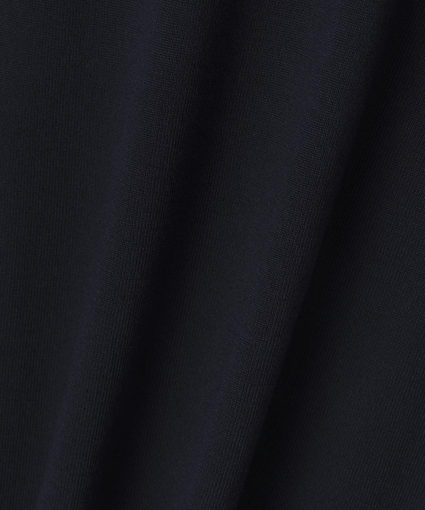 NOIRER Silky Round Neck Knit (Navy)