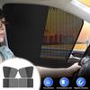 1Pc Dual- Layer Magnetic Car Sunshades Sun UV Protection for Side/Front/Rear Windows Heat Blocking Mesh Sunshade Curtain