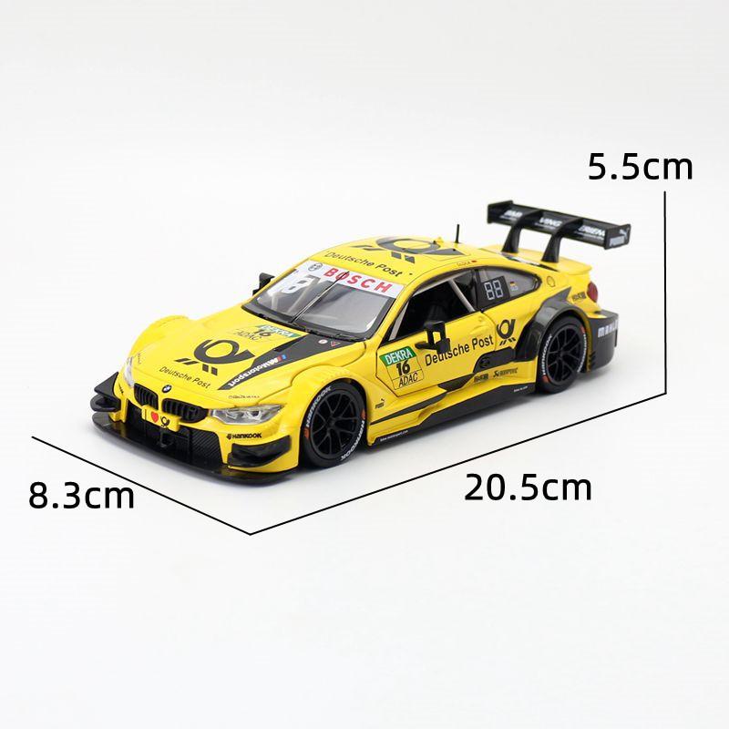 Car Model Alloy Bmw Dtm M4 Race Car With Sound Light For Kids