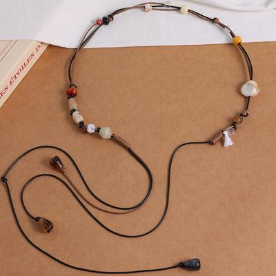 Bohemian-style Waist Rope with Mixed Color Beads, Exquisite Ethnic Style, Casual Vacation Style Women's Waist Rope