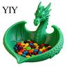 New Chinese Style Decor 3D Printed Dragon Storage Box, Modern Desk Organizer for Keys Jewelry Unique Gift Idea Candy, Flying Figurine Home Office,