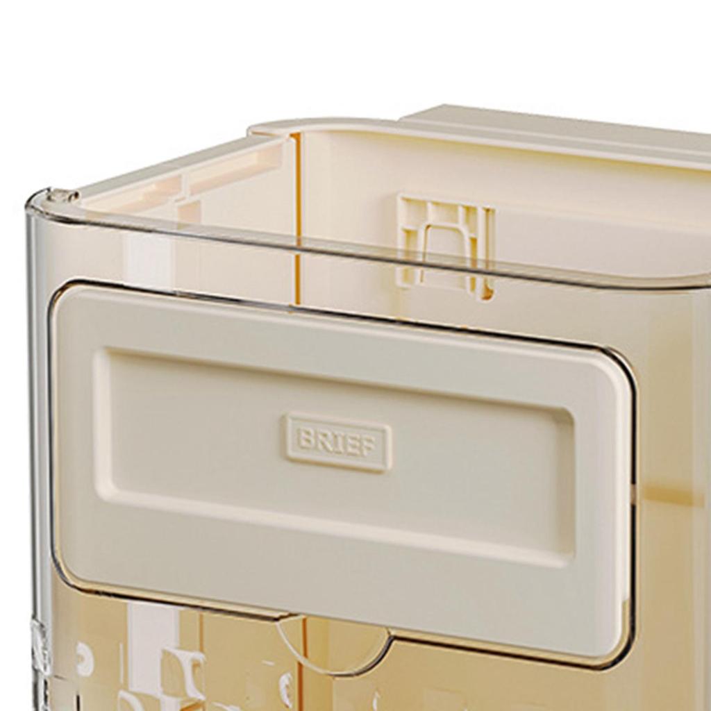 Hanging Kitchen Trash Can Transparent (without Lid) Cabinet Door Hanging Wastebasket for RV Camping Office Kitchen Bathroom