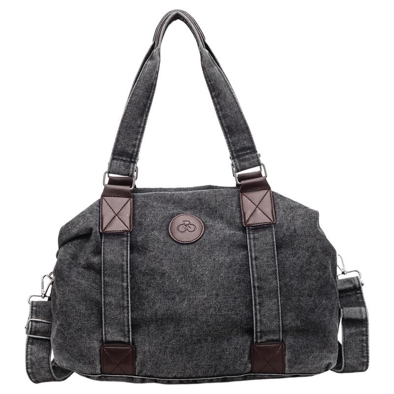 Denim Umhängetasche Damen Handtasche Große Kapazität Wasserabweisend Crossbody Tasche