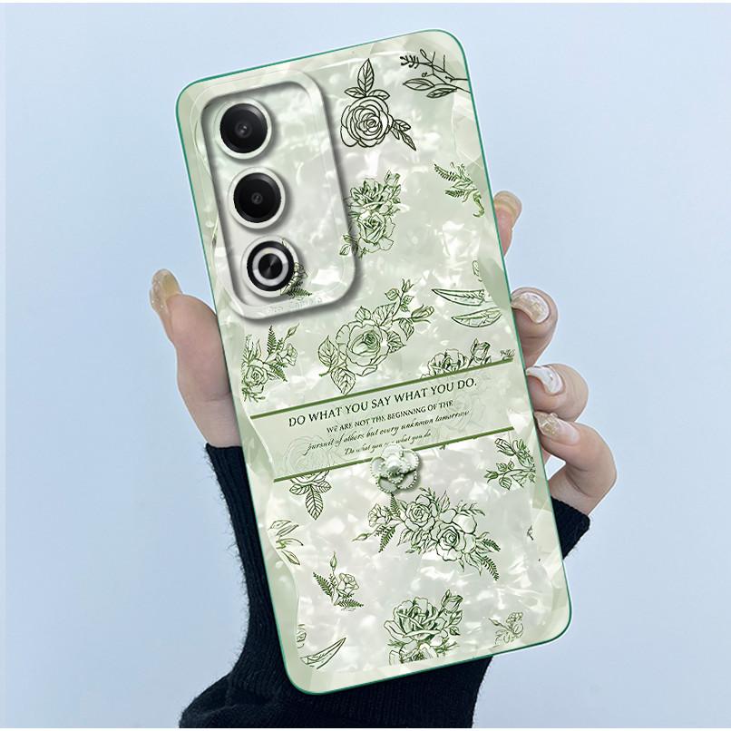 For OPPO A80 5G Case Fashion Simplicity Flower Soft Silicone Back Case For OPPO A80 5G CPH2639 Phone Cover OPPOA80 A 80 Fundas