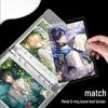 Korean A6 Frosted Transparent Loose-leaf Photo Album with Stickers for Photos, Tickets, and Postcards - 6-inch DIY Storage Album