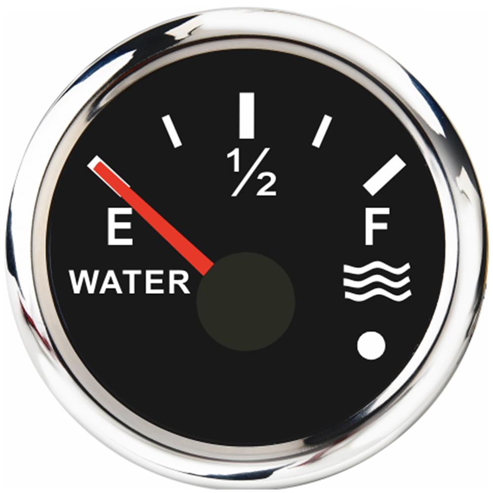 ELING 52mm Water Level Gauge Meter 0-190ohm 240-33ohm with Red Backlight and Alarm for Car Ship Motorcycle Universal 12V 24V