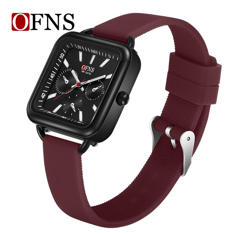 Oufani Women s Square Wristwatch - Elegant, Light Luxury, Waterproof Quartz, Versatile Fashion Watch